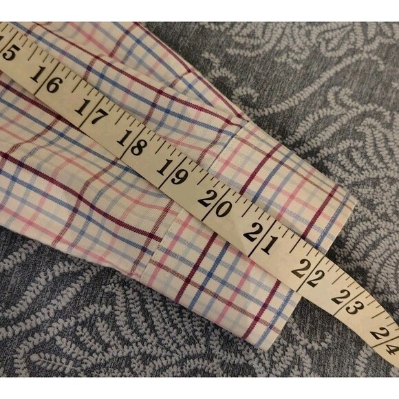 YMI Platinum Men's Shirt Size 15 32/33 Button Striped Cotton - Picture 10 of 11